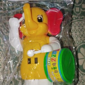 Toy Elephant with Drum