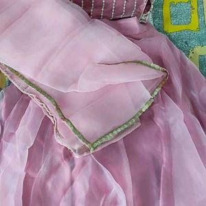 beautiful pink lehenga choli