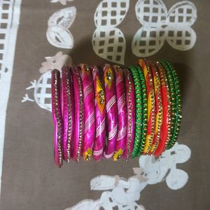 Mix Leha Bangle In Very High Discount