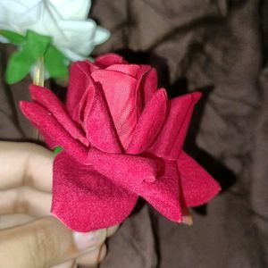 Artificial Rose Pin 🌹