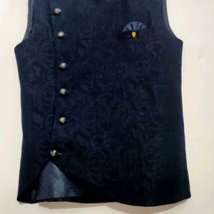 Sartaj Ethnic Jacket Navy Blue Only Used Onse