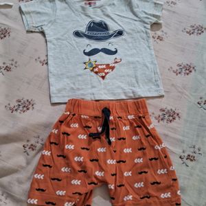 Kids Tshirt And Shorts Set