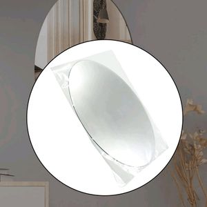 Oval Frame Less Mirror Wall Sticker