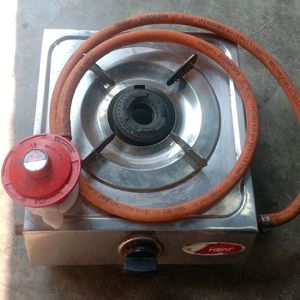 Gas Stove With Regulator And Pipe