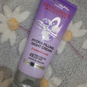 LOREAL HYDRA FILLING NIGHT CREAM for Hair 180 Ml