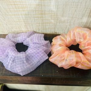 Women Stylish Scrunchies And Hair Band