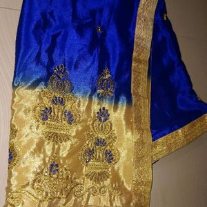 Blue Saree