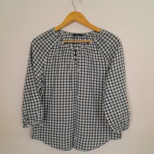 Dnmx Multi Color Checks Top (Women's)