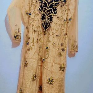 Golden Kurta With Dupatta PARTY WEAR