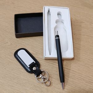 New Key Chain & Pen Gift Set For Men & Women Black