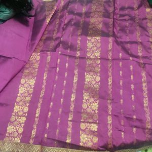 New Kanjivaram Saree With Blouse Piece