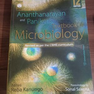 Ananthanarayan & Paniker's Textbook Microbiology