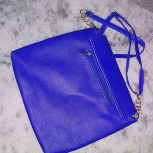 Blue Color Sling Bag