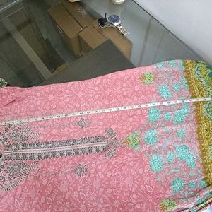 Pakistani Lawn Kurti And Dupatta