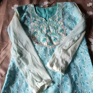 Light Blue 🔵 Kurti....