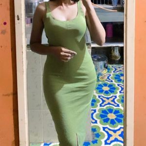 Olive Green Bodycon Dress