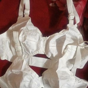 Fancy Cotton Bra ( New Pack Of Two) Never Used