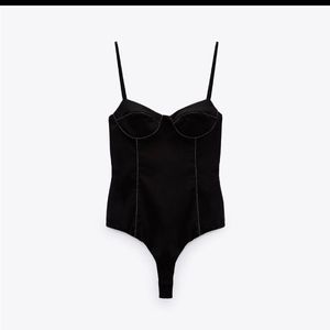 Zara Black Bodysuit