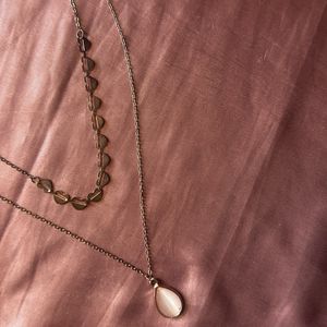 Double layer necklace