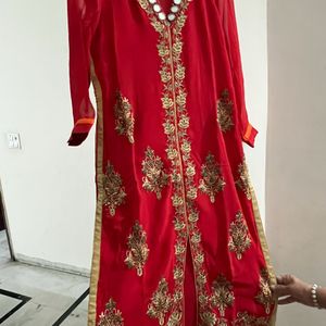 Long suit With Pant And Dupatta