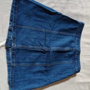 Denim Skirt Knee Length