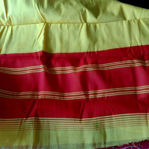 Red & Yellow Saree For Women