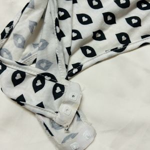 Black & White Polka Dot Bodysuit