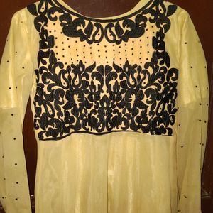 Women Anarkali Kurta In Coins