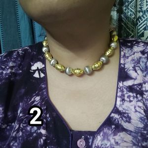 Dual Tone Tribal Chokers (1 Piece)