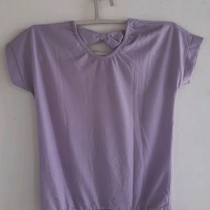 Lavender Cute Top Fir Girls