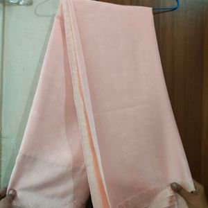 Peach Saree