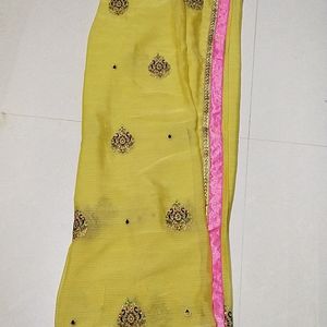 Yellow Saree 5