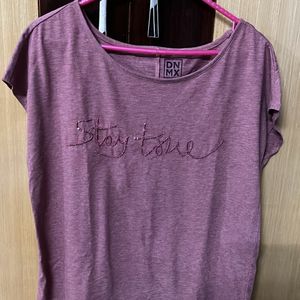 Mauve T Shirt 👚