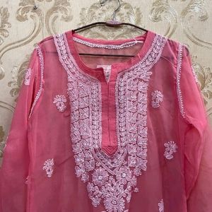 Lucknowi Chikan Kari Unused Kurti