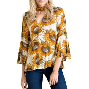 Cute Sunflower Top