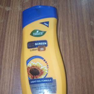 New Natura Sunscreen