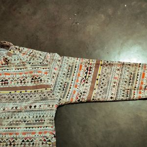 Mens Kurta L Size Multi Colour