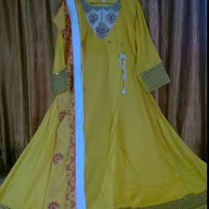 Silk Anarkali Ful