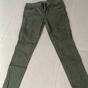 Olive Green Denim