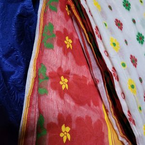 Jamdani Soft Saree For Festive Season