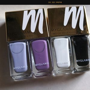 Pick Any one Myglamm Two Of Kind Nail Enamel