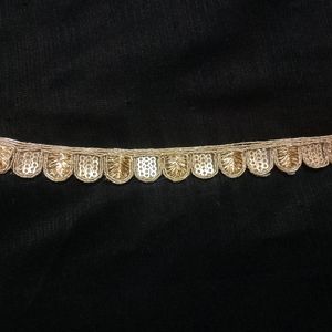 9 Meter Golden Embroidery Lace Border