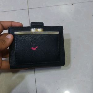 Black leather Wallet