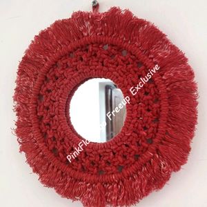 9.5 Inches Red Mirror