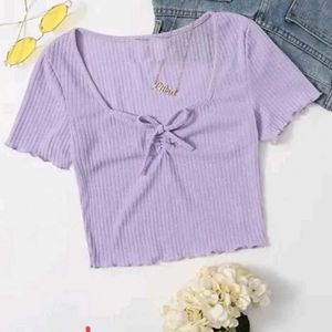 Lavender Cute Top