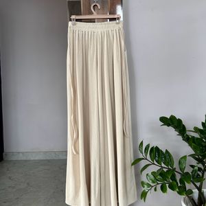 Cotton Blend Pallazo Pants