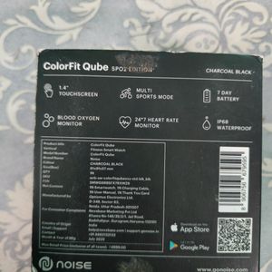 Noise Colour Fit Qube Smart Watch New