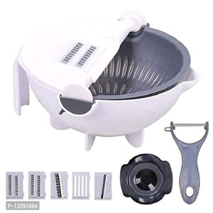 9 In One Vegetable Cutter And Drain Basket 🧺