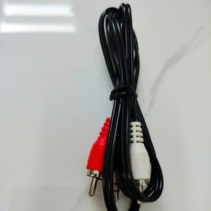 3.5mm Stereo To 2Rca Cable