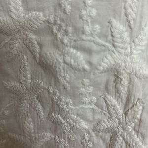 White Chikankari Kurta